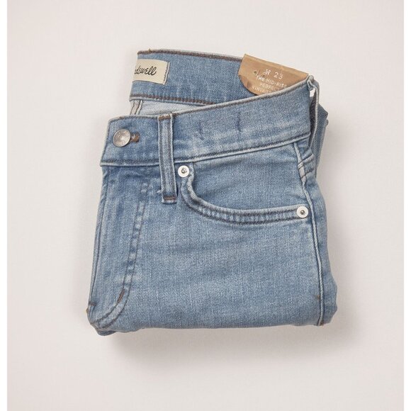 Madewell The Mid-Rise Perfect Vintage Jean in Alderton Wash Women's Size 23 NWT - Picture 15 of 16